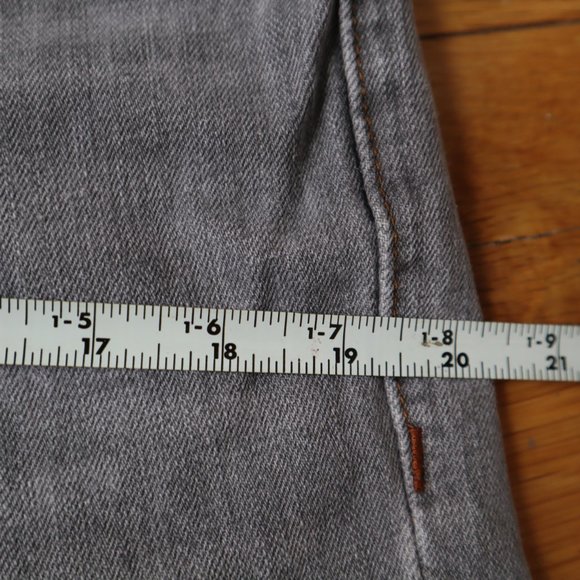 Calvin Klein Grey Bootcut Jeans, Size 33 - Picture 15 of 16